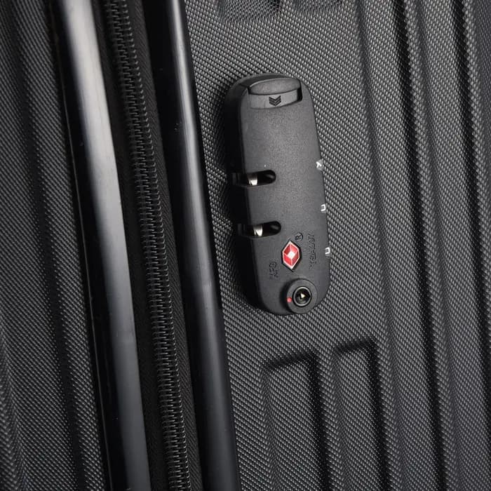 Ensemble de valises Anajqaqia 3 pièces, valise en ABS avec roulettes 360° ° Roues pivotantes et po