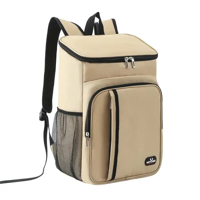 2025 NOUVEAU sac isolé à double épaule multifonctionnel isolation de pique-nique en plein air sac à dos de conservation de la fraîcheur sac de glace anti-fuite