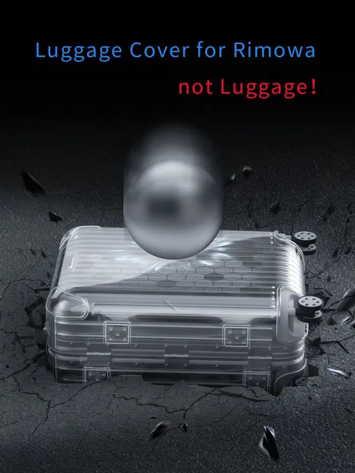 Housse de protection transparente pour bagages