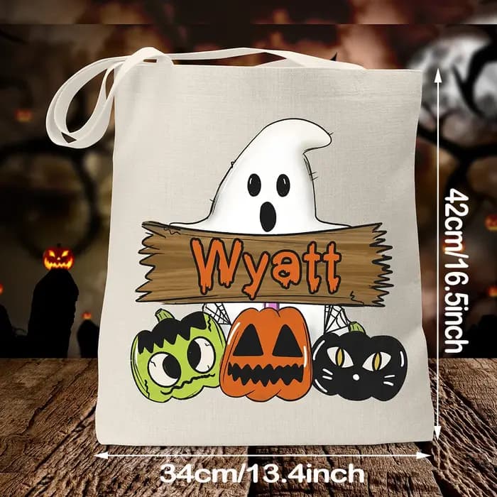Sac fourre-tout personnalisé pour Halloween