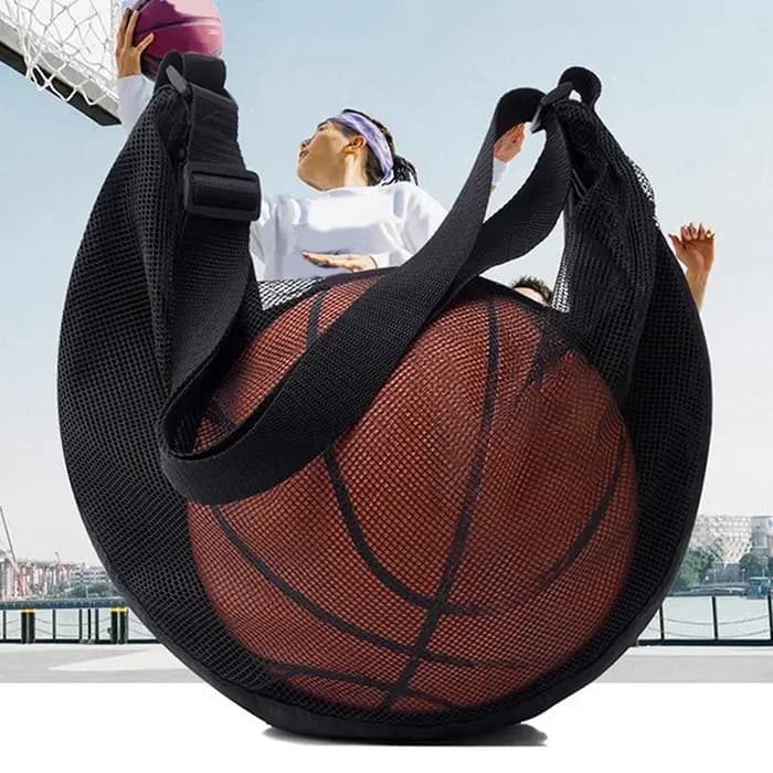 Sac de transport individuel pour ballon avec poche zippée