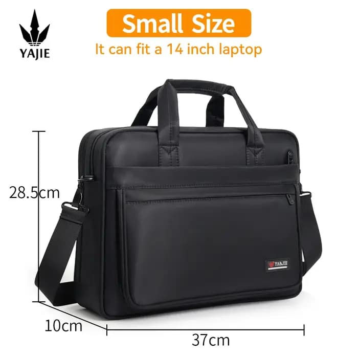 Grand sac fourre-tout en toile pour ordinateur portable pour homme