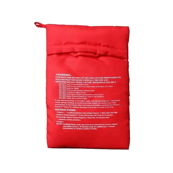 Sac de pommes de terre au micro-ondes réutilisable Express sac de cuiseur