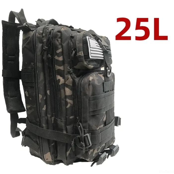 25L/50L robuste en Nylon imperméable à l'eau tactique sport Trekking pêche chasse Camping randonnée