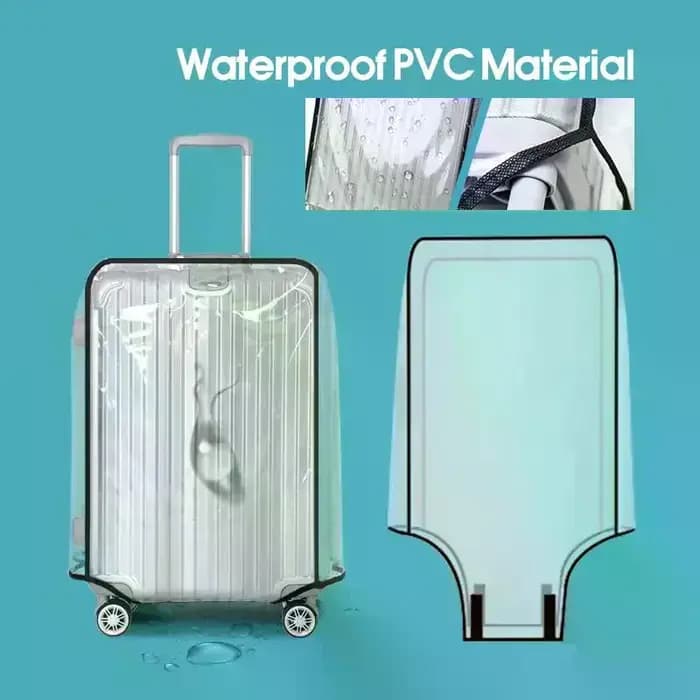 Housse de protection transparente pour bagages de voyage