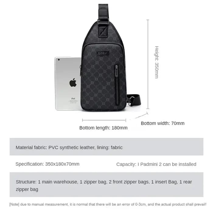 Sac à bandoulière GOLF pour hommes