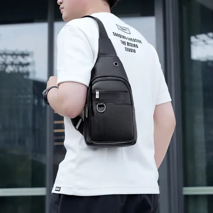 Sac Messager de Luxe pour Homme en Cuir