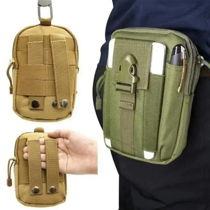 Étui pour téléphone portable pochette taille sac étanche en Nylon multifonction décontracté hommes