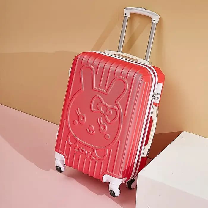Sac à bagages à roulettes de dessin animé mignon