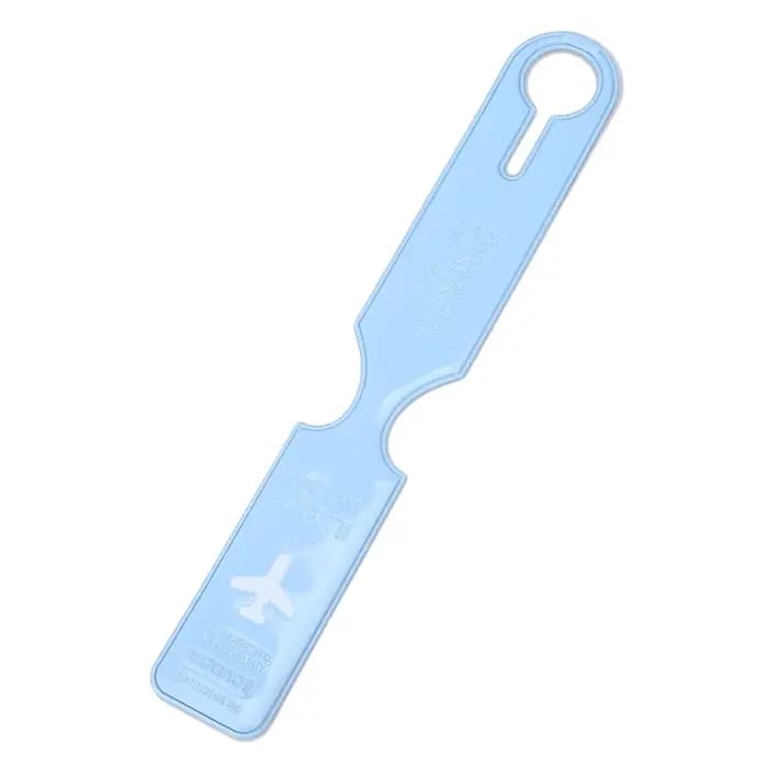 Étiquette de bagage mignonne avec adresse d'identification, nom de bagage, avion, PVC, accessoires