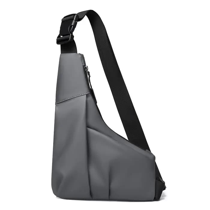 Sac croisé triangulaire antivol avec sangle réglable