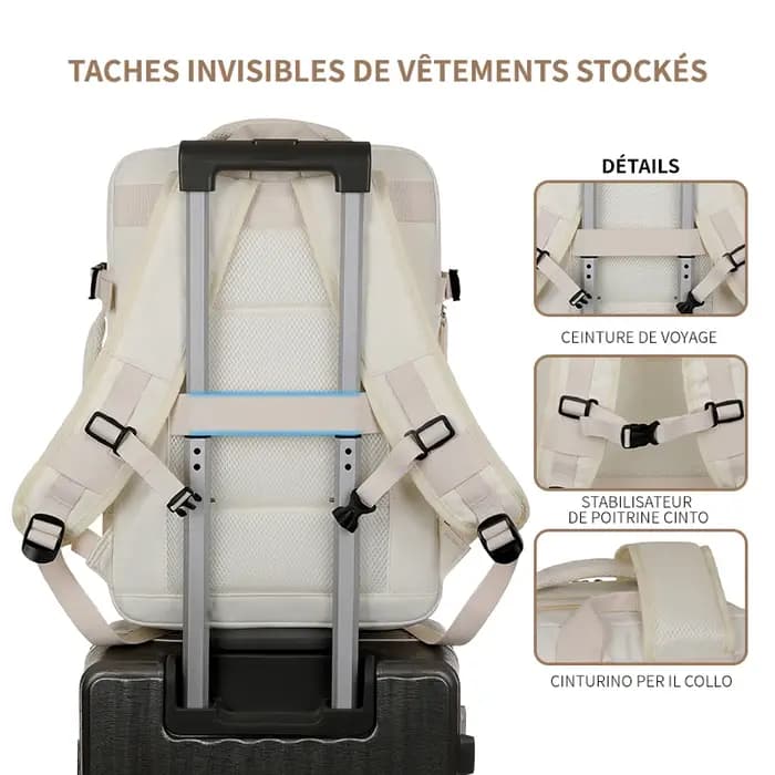Nouveau sac à dos spécifique à l'avion