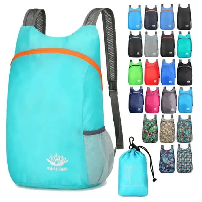 Sac à dos de montagne pliable de grande capacité 20L