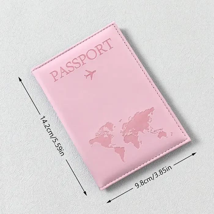 Couverture de passeport en cuir PU pour hommes et femmes
