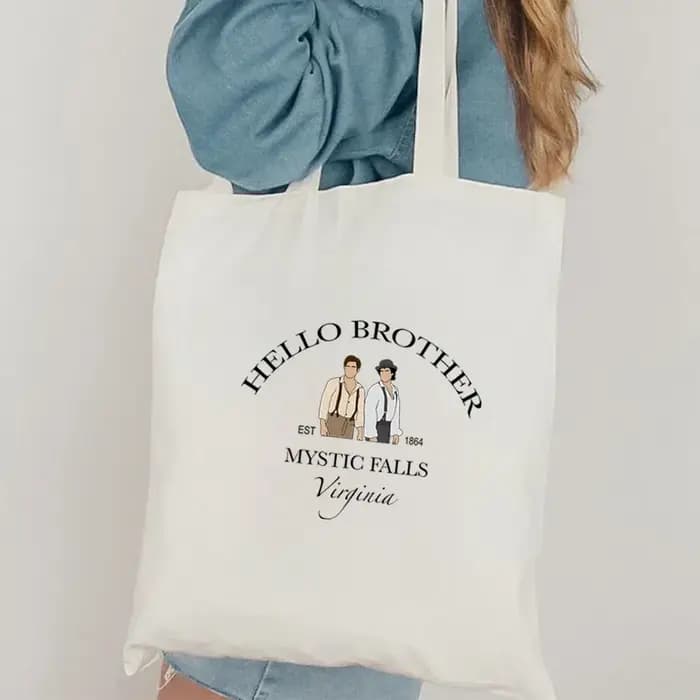 Sac fourre-tout rétro Hello Brother