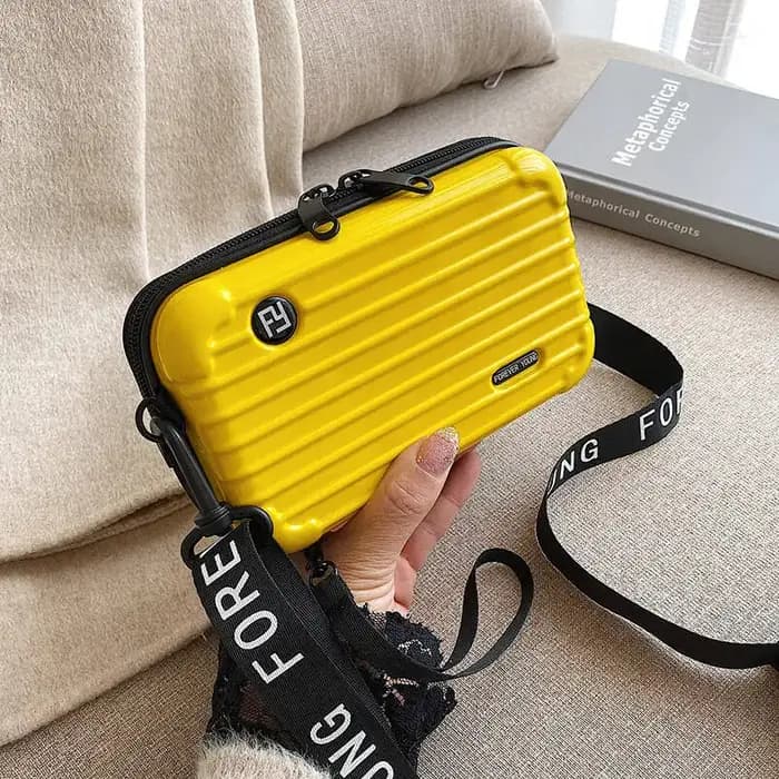 Nouvelle mini valise, trousse de maquillage portable pour femme, trousse de maquillage grande capacité, trousse de maquillage imperméable à bandoulière pour extérieur