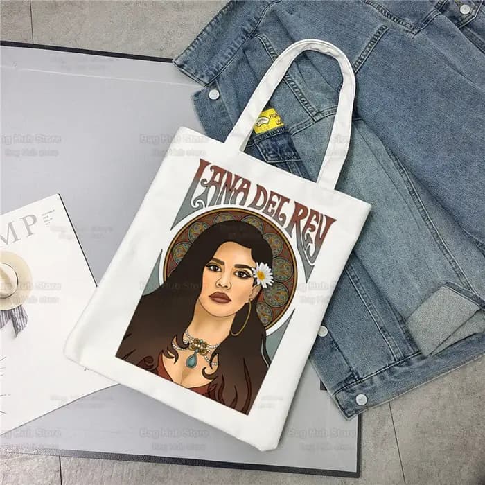 Lana Del Rey Singer GérWomen Canvas Initiated Bag