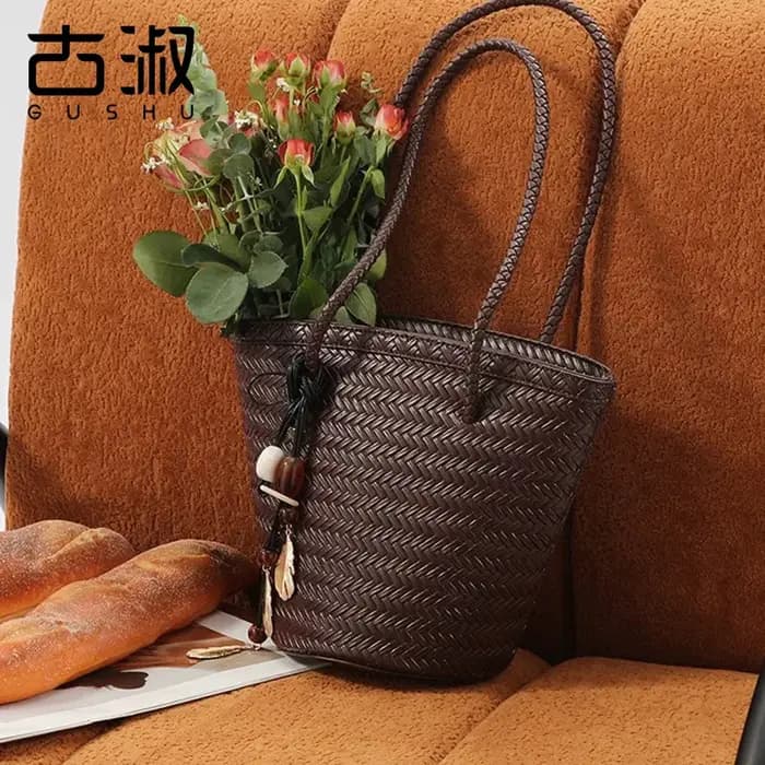Nouveau Sac Seau Femme 2025 – Sac à Bandoulière de Plage