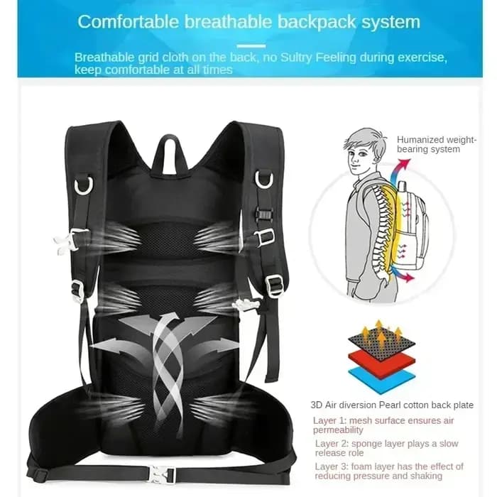Sac à dos imperméable et respirant pour Camping en plein air