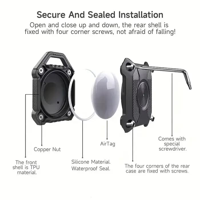 Étui de protection Airtag – Robuste et durable
