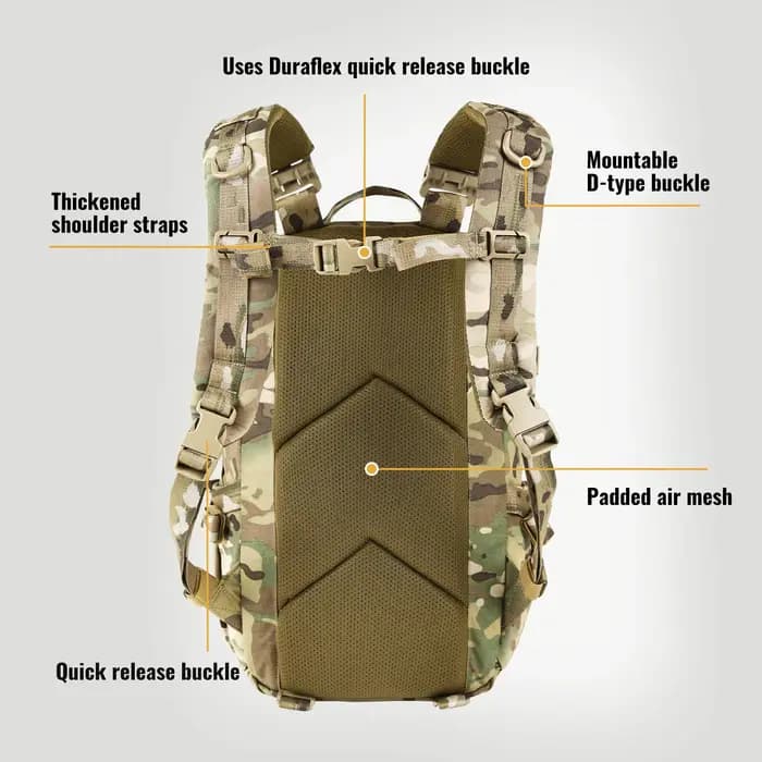 VOTAGOO Nouveau Sac à Dos Roaring Cricket 20L pour Activités de Plein Air