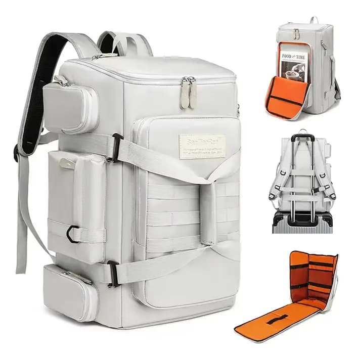 Sac à dos multi-poches pour ordinateur portable pour homme