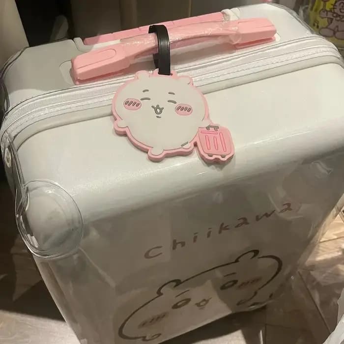 Étiquette de bagage officielle sous licence Chiikawa