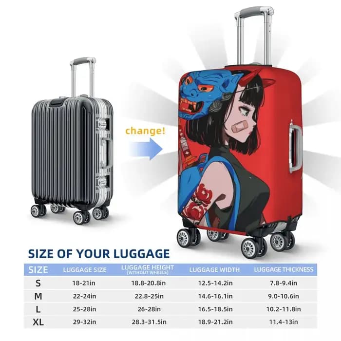 Juste de valise Anime Girl