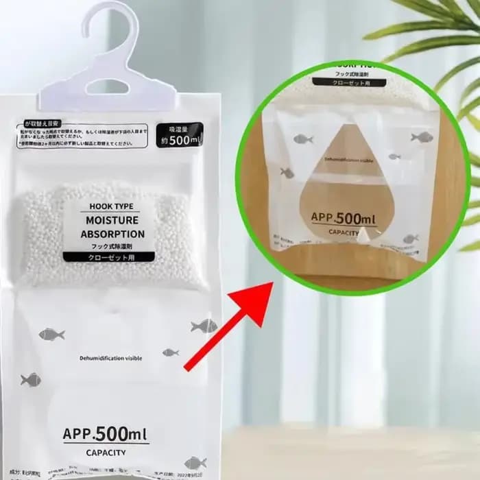 5/10 pièces Absorbeur d'humidité Suspendu pour sécher les vêtements Déshumidificateur de placard Sac
