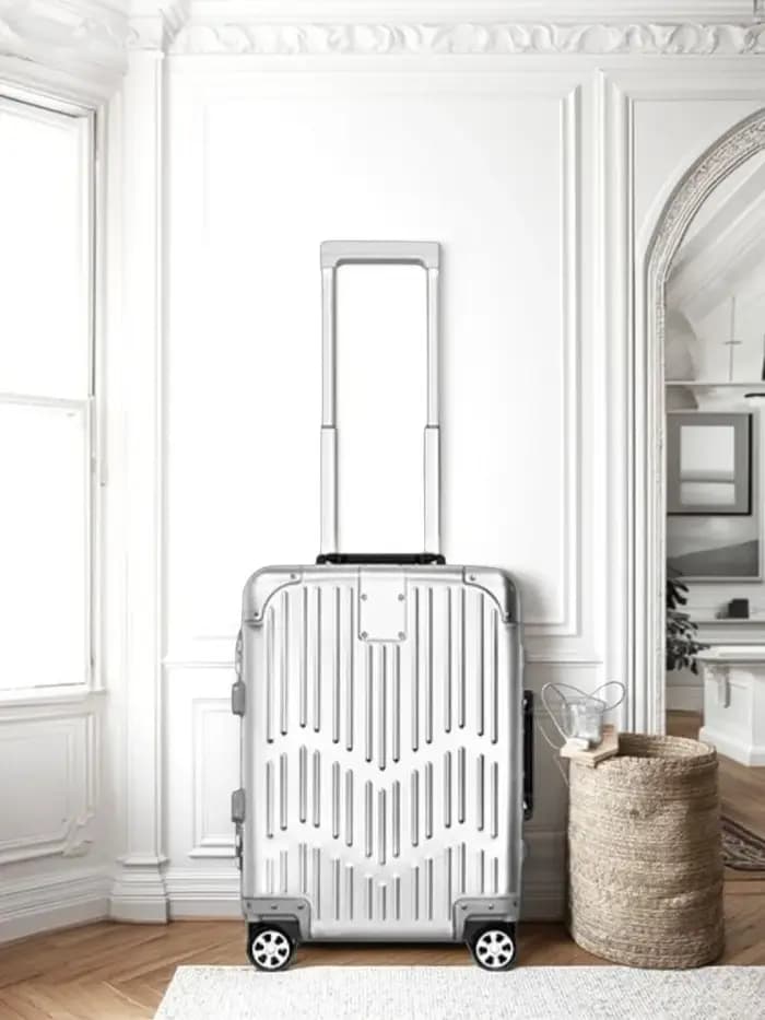 Nouveau 21 pouces 100% valise en aluminium-serrure TSA
