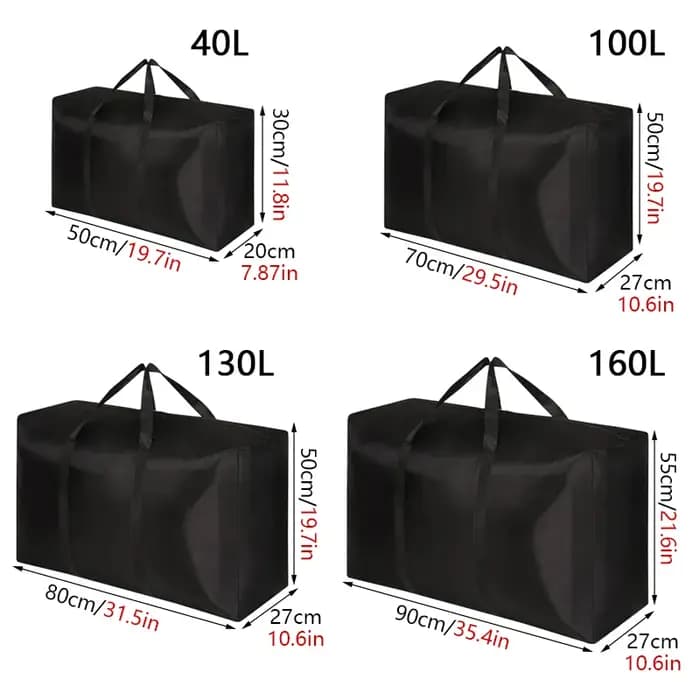 Sacs à bagages mobiles imperméables Extra larges
