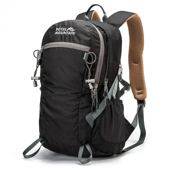 Sac à dos d'extérieur en nylon imperméable pour hommes et femmes