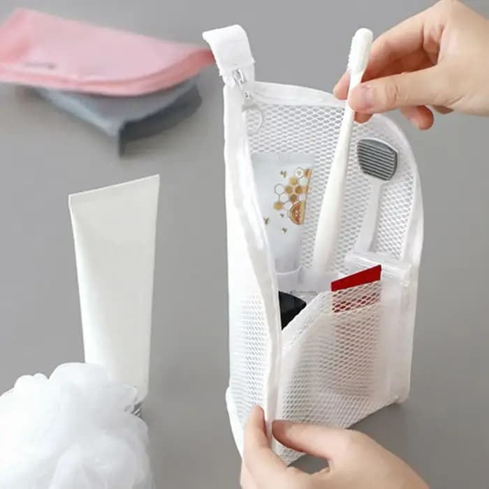 Sac à cosmétiques en maille EVA pour femmes