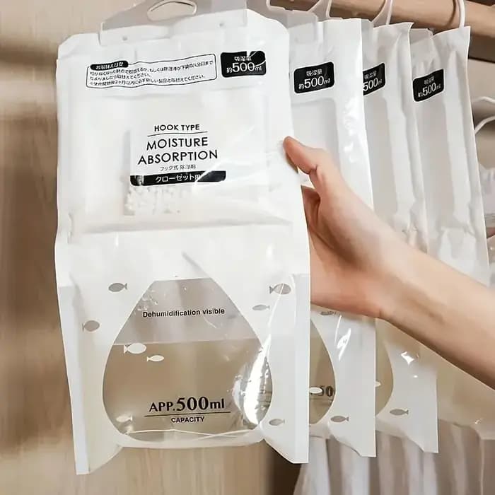 Sacs déshumidificateurs suspendus anti-moisissure pour armoire