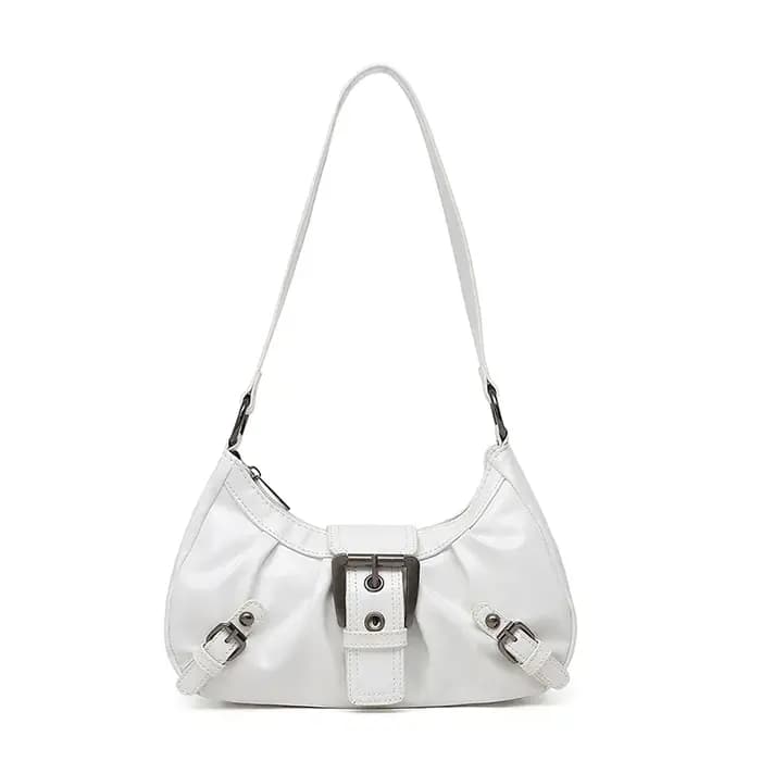 Y2K – sac à bandoulière Hobo plissé rétro pour femmes