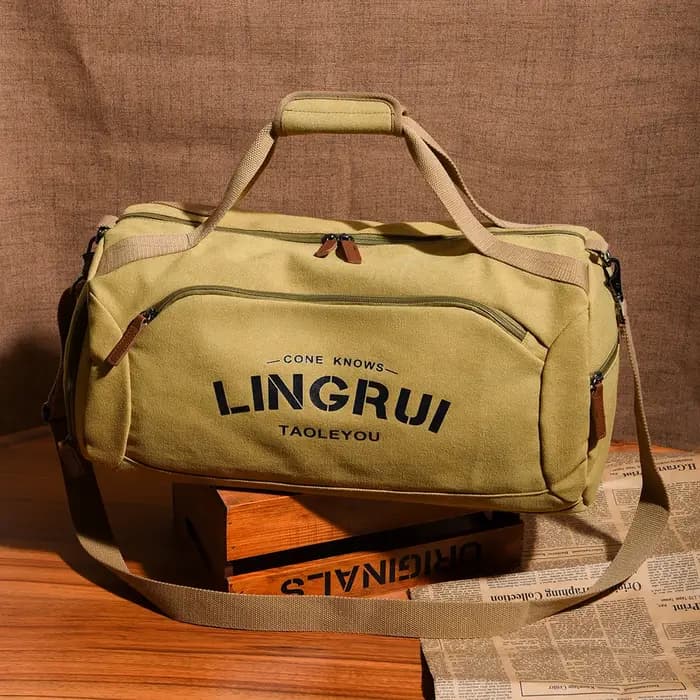 Sac de voyage en toile pour homme