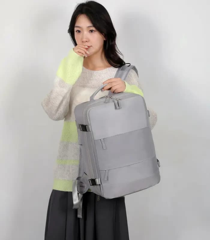 Sac à dos de grande capacité 45cm x 30cm x 18cm, sac de cabine, sac à dos de voyage pour hommes et f