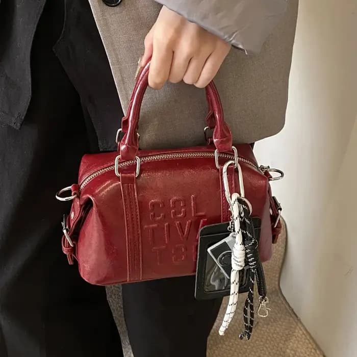 Sac à bandoulière rétro tendance pour femmes