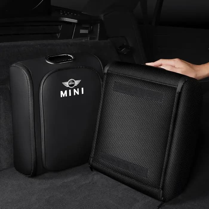 Sac de rangement en cuir pour voiture, sac de rangement pour baskets et vêtements de sport, accessoires pour Mini Cooper JCW Works R50 R52 R53 R55 R56 R57