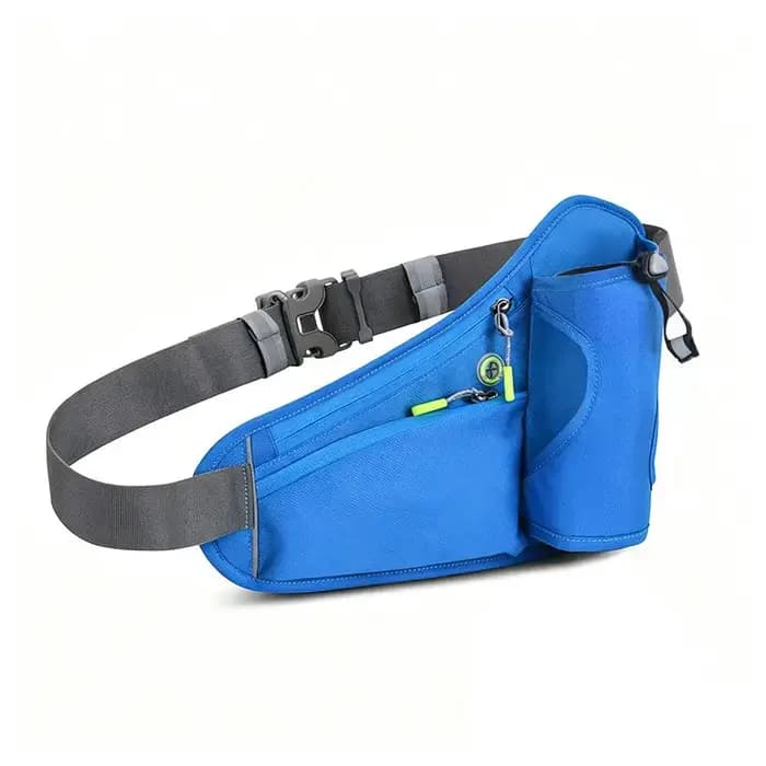 Sac à bouteille d'eau diagonale, sac de taille multifonctionnel pour sports de plein air, alpinisme,