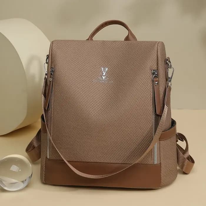 Sac à dos antivol de grande capacité en Pu pour femmes