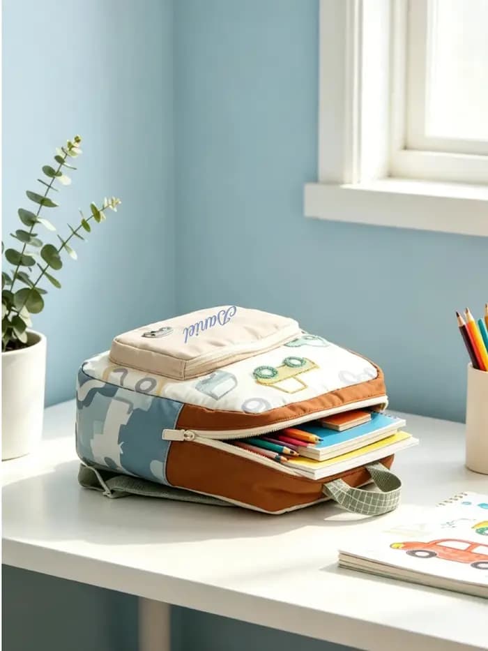 Sac à dos brodé personnalisé pour filles et garçons
