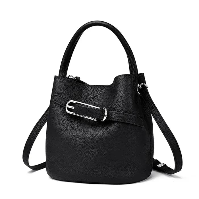 Sac à main pour femme en cuir véritable de haute qualité, sac de luxe, sacs fourre-tout, sac seau, p