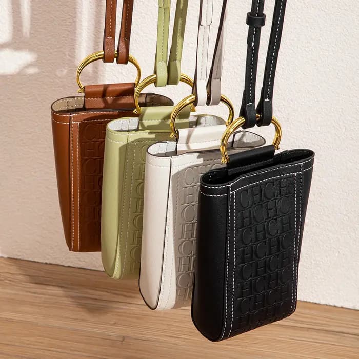 Sac à bandoulière pour téléphone portable, couleur unie, pour cartes de crédit, nouvelle collection