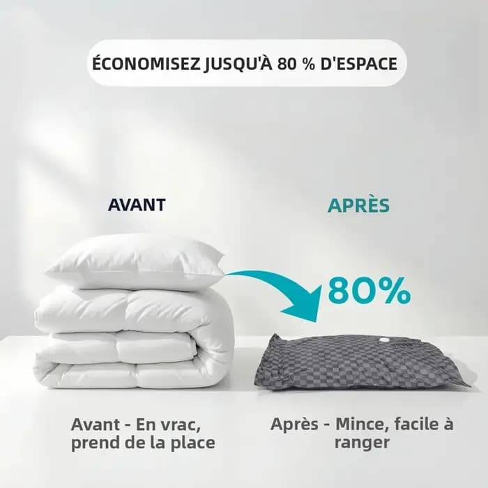 Sacs de rangement sous vide