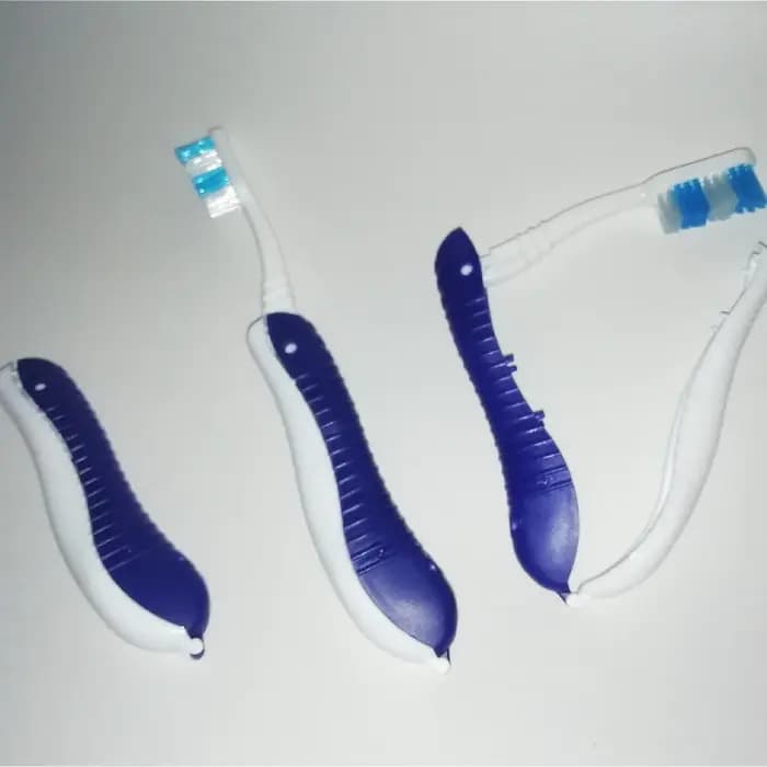 Hygiène buccale Portable jetable pliable voyage Camping brosse à dents randonnée