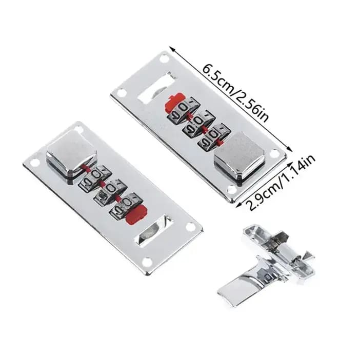 Serrure à combinaison à 3 chiffres 65*29mm