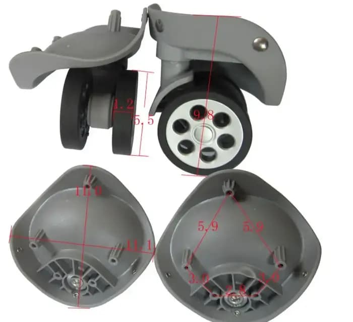 Roues de valise Spinner pour valise 1821