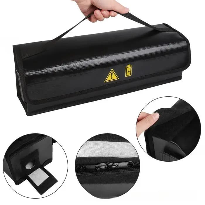 Sac de batterie au lithium de grande capacité avec poignée