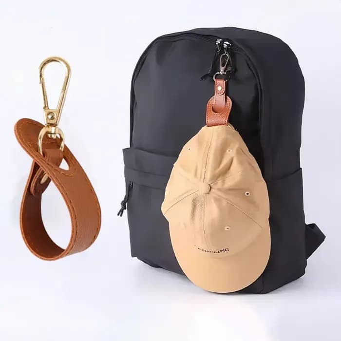 Étiquette de bagage en cuir vert clair
